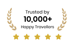 Trusted by 10,000+ Happy Travellers